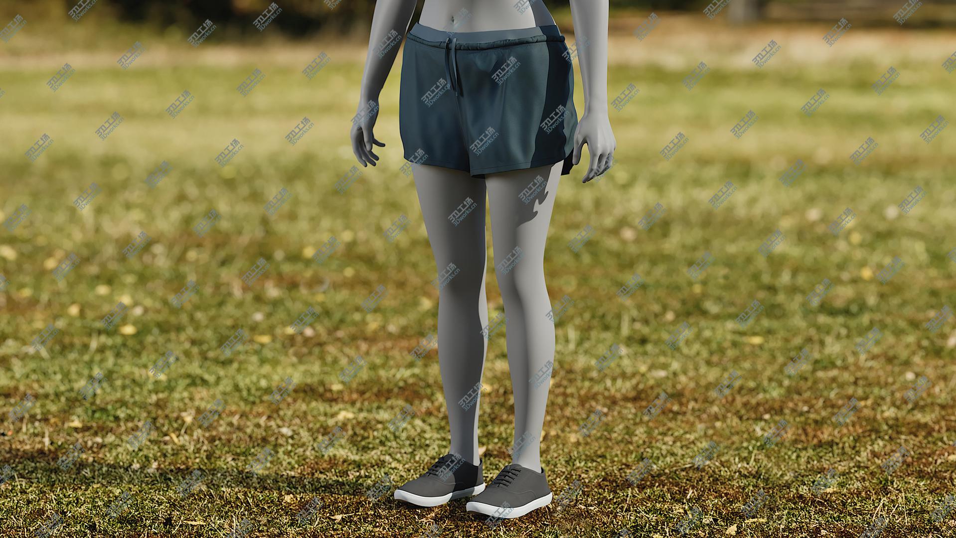 images/goods_img/202104021/3D Women's Sport Shorts with Sneakers model/1.jpg